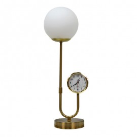 American clock lamp Bedroom bedside reading learning simple modern decorative lighting lamps